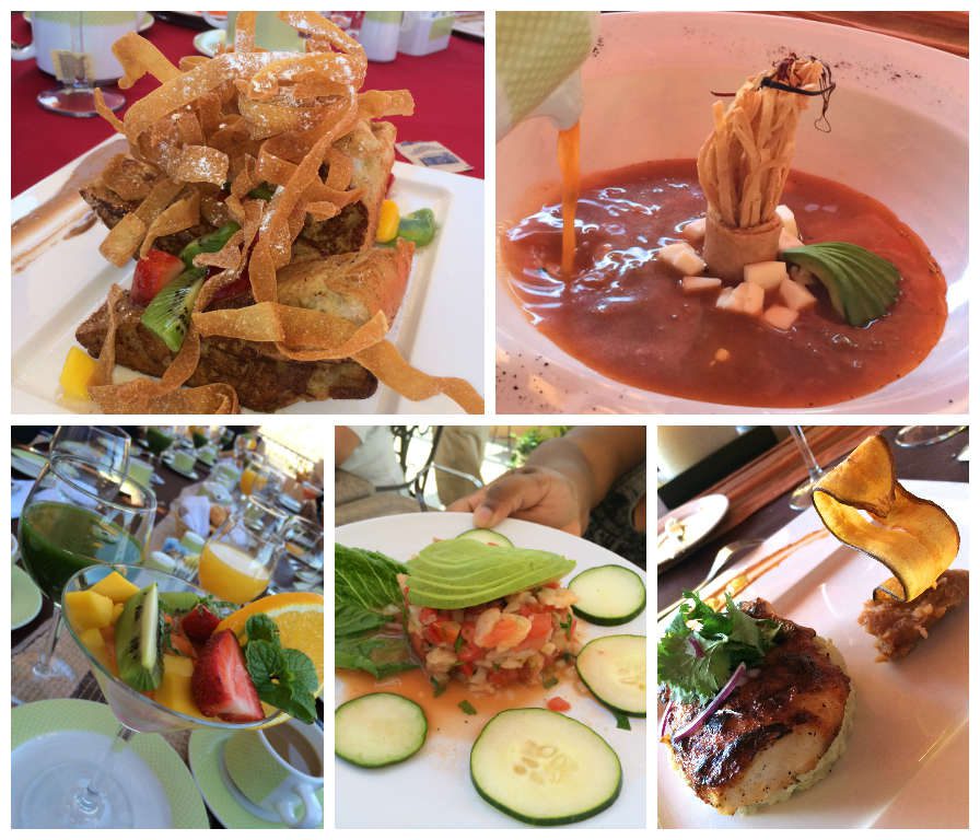 Delicious food from Villa del Palmar Loreto. 