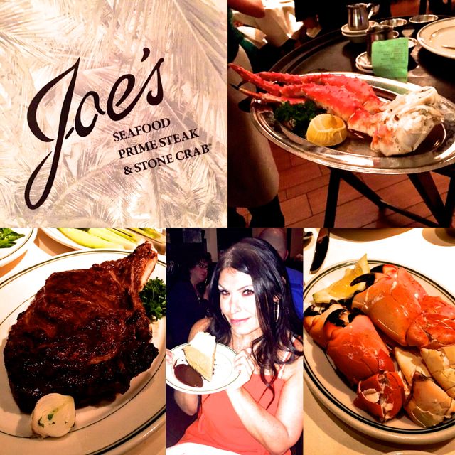 Collage of images from Joe's in The Forum Shops at Caesars Palace.