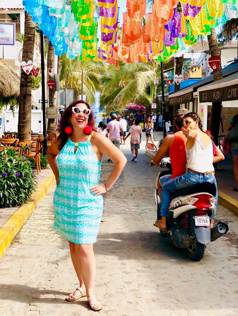 Sayulita is a charming boho chic town in the Riveria Nayarit region of Mexico. It's a colorful city with a welcoming vibe and fab artisanal shopping