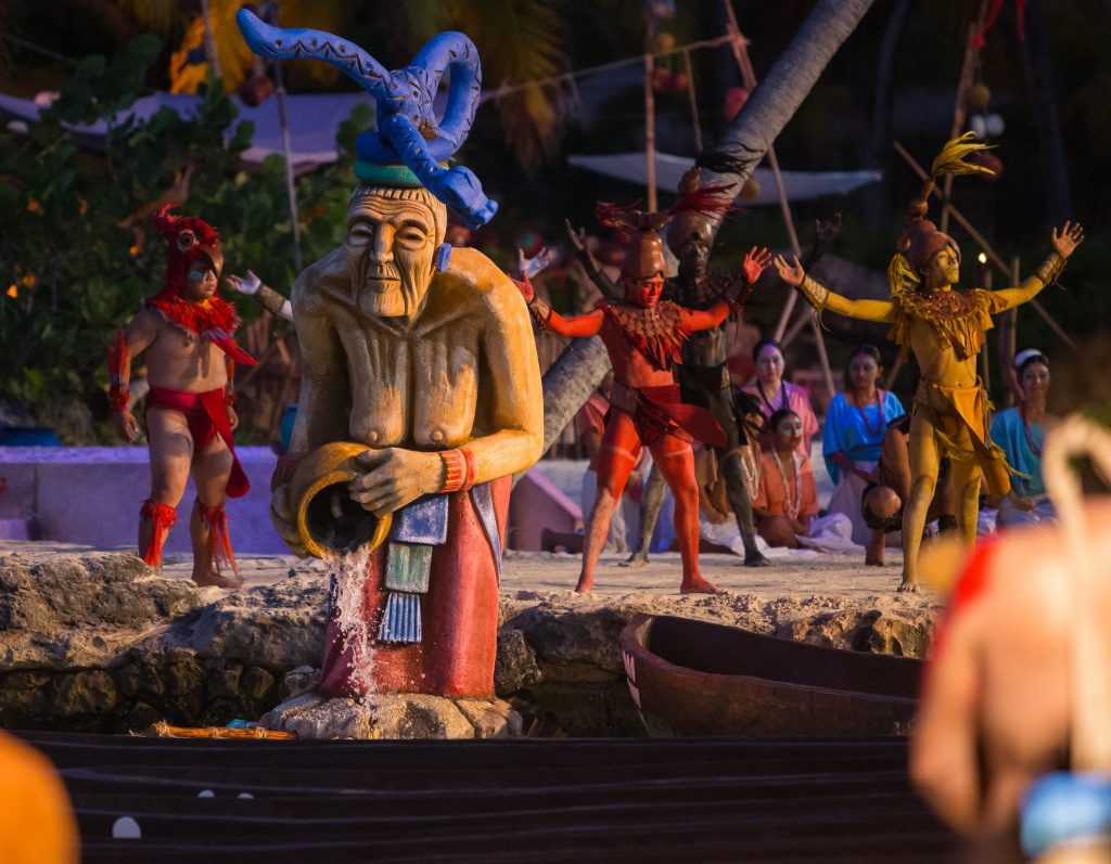 I recently visited Xcaret Park in Mexico to witness a Sacred Mayan Journey where hundreds of oarsmen travel to Cozumel to seek the Blessings of a Goddess