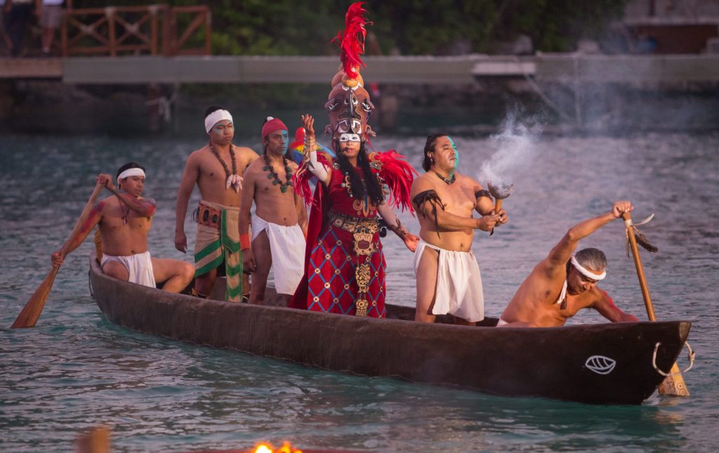 I recently visited Xcaret Park in Mexico to witness a Sacred Mayan Journey where hundreds of oarsmen travel to Cozumel to seek the Blessings of a Goddess