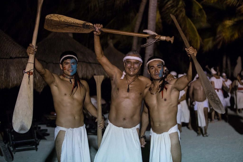 I recently visited Xcaret Park in Mexico to witness a Sacred Mayan Journey where hundreds of oarsmen travel to Cozumel to seek the Blessings of a Goddess